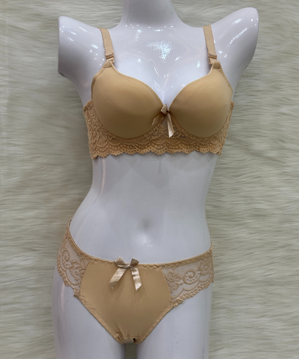 Catch Stylish Padded Wired Bra Sett Skin