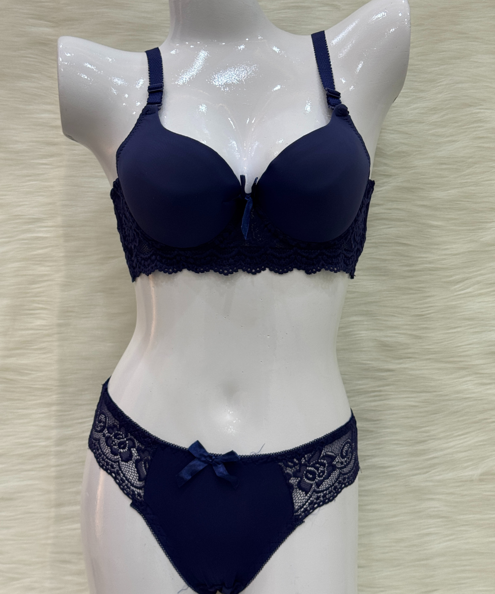 Catch Stylish Padded Wired Bra Sett Blue