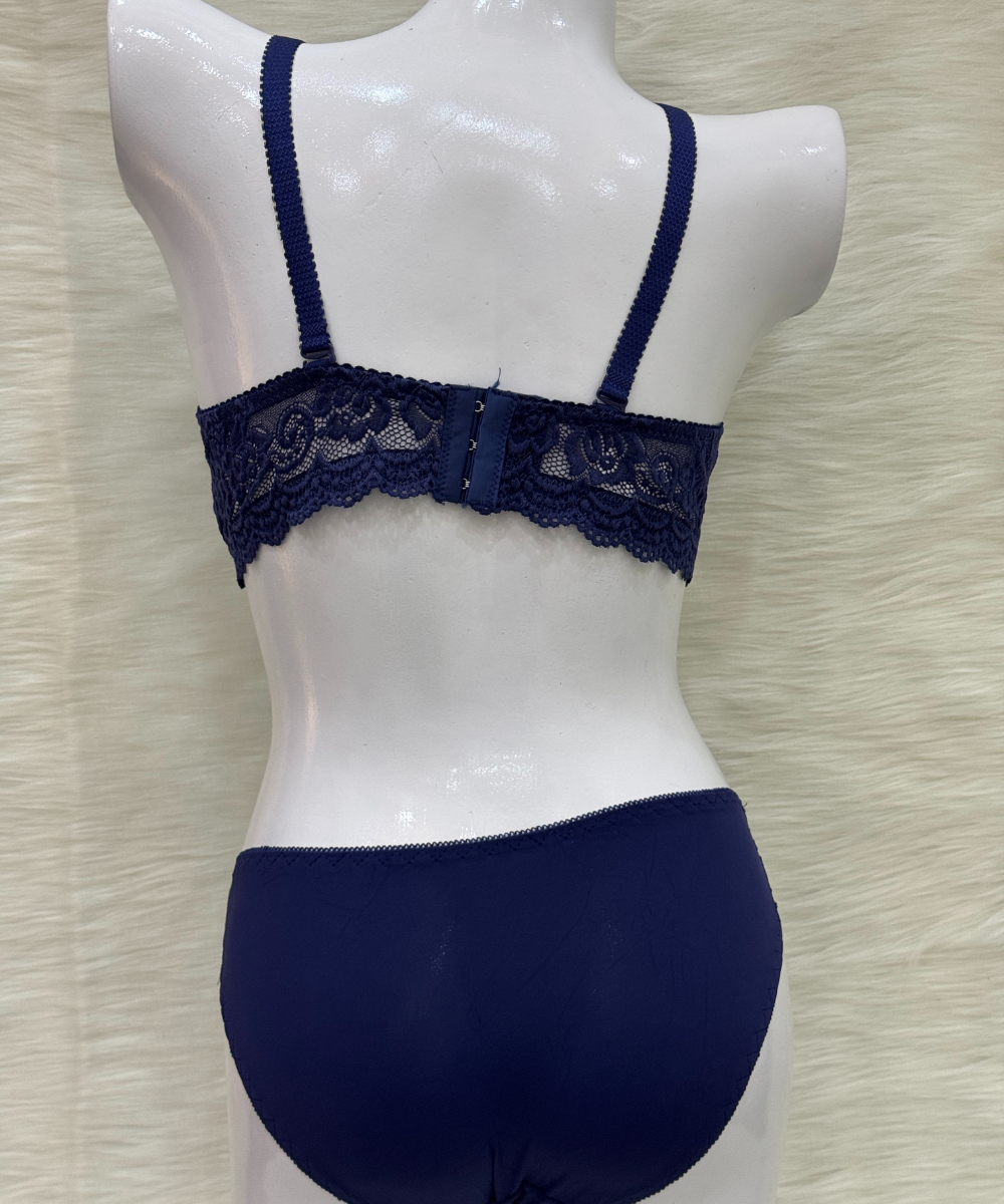 Catch Stylish Padded Wired Bra Sett Blue