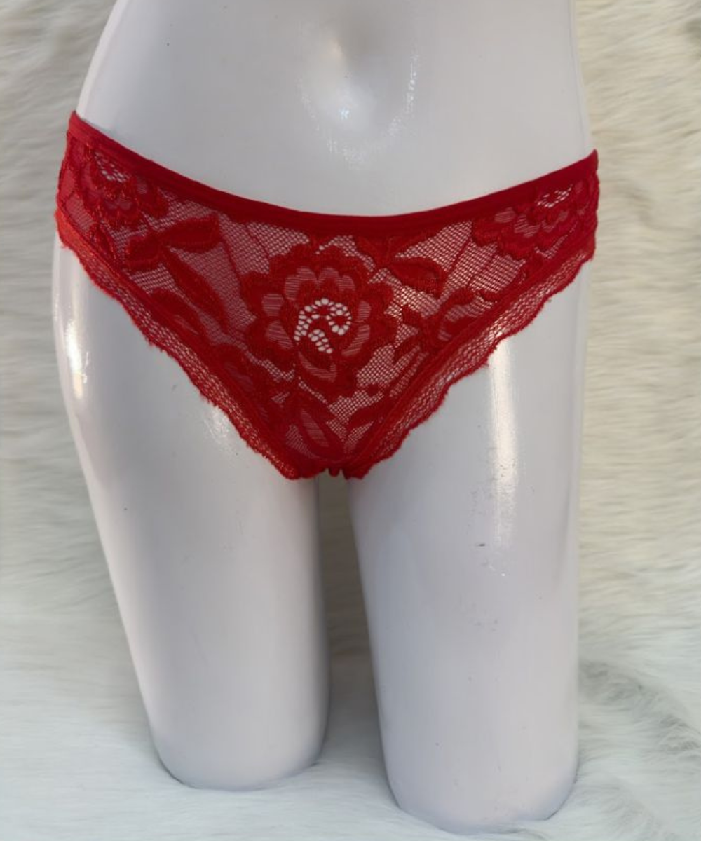 Catch sexy style Net Panty Red